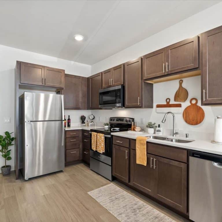 Full Appliance Kitchen Apartments
